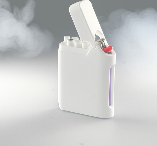 Étui à cigarettes et briquet